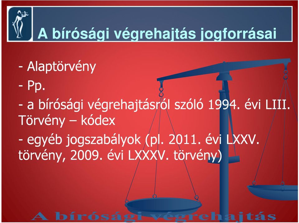 évi LIII. Törvény kódex - egyéb jogszabályok (pl.