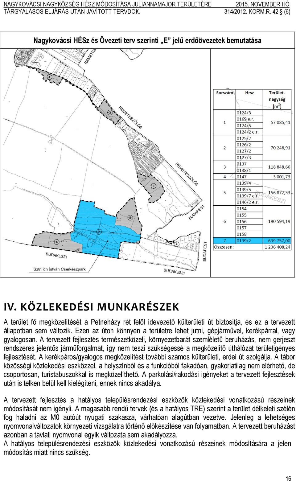 Ezen az úton könnyen a területre lehet jutni, gépjárművel, kerékpárral, vagy gyalogosan.