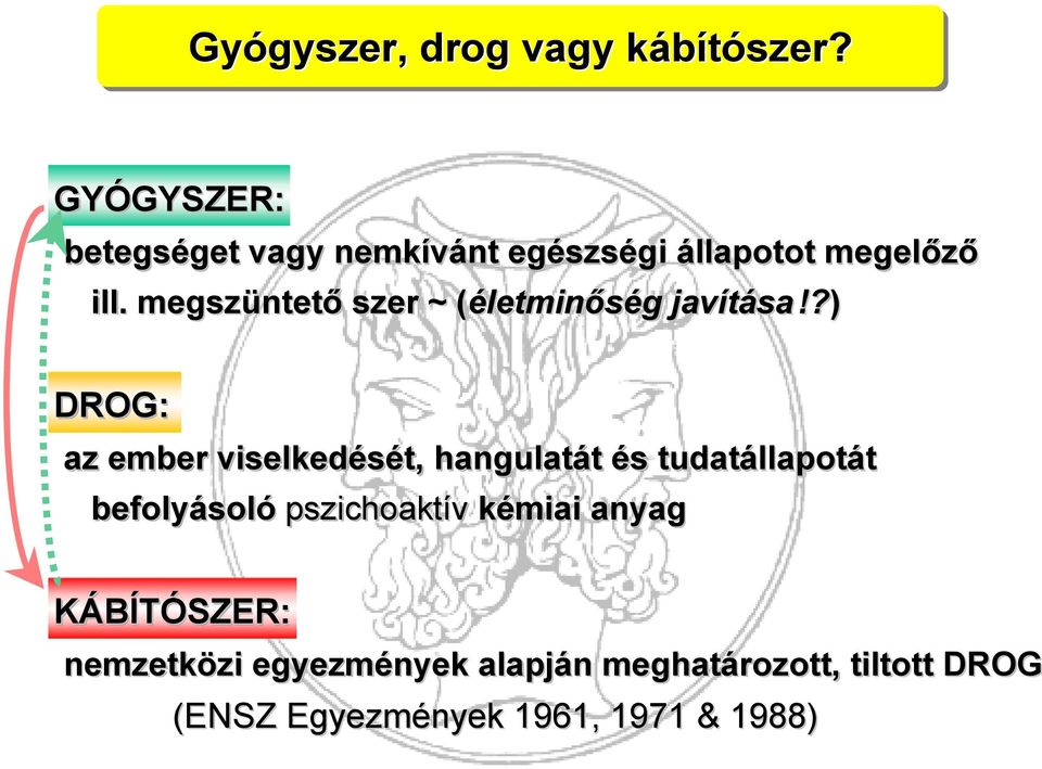 megszüntető szer ~ (életminőség javítása!