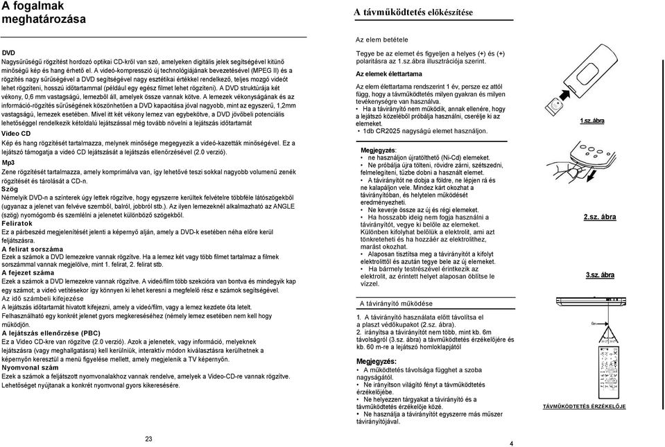 időtartammal (például egy egész filmet lehet rögzíteni). A DVD struktúrája két vékony, 0,6 mm vastagságú, lemezből áll, amelyek össze vannak kötve.