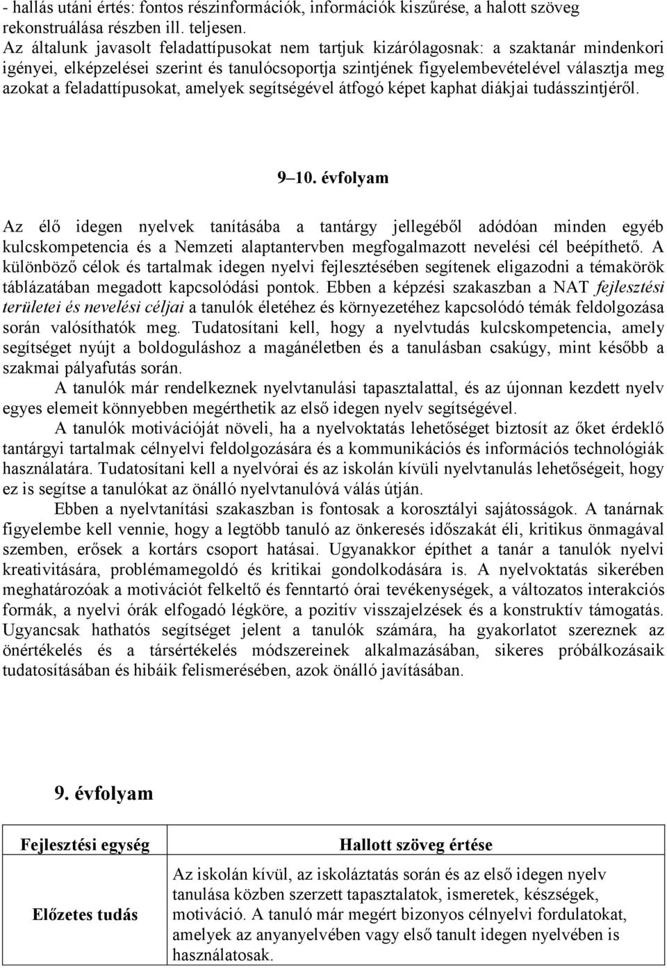 feladattípusokat, amelyek segítségével átfogó képet kaphat diákjai tudásszintjéről. 9 10.