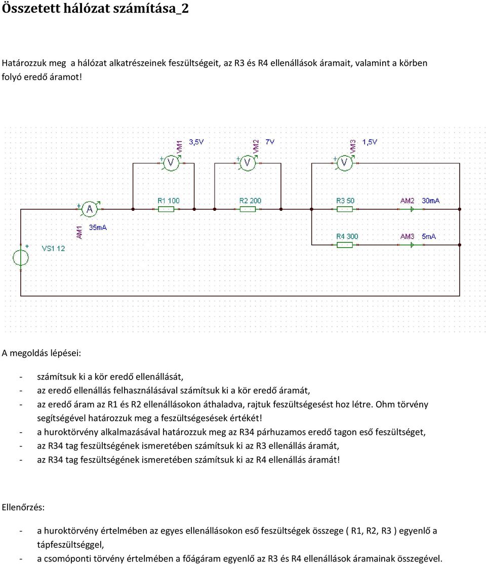 Összetett hálózat számítása_1 - PDF Free Download