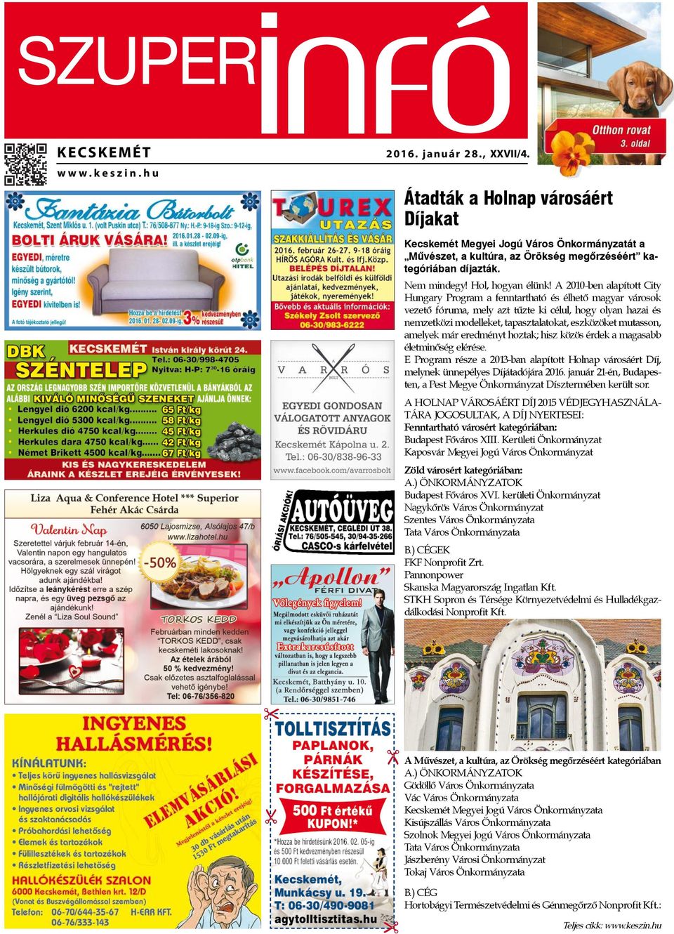 A 2010-ben alapított City Hungary Program a fenntartható és élhető magyar városok vezető fóruma, mely azt tűzte ki célul, hogy olyan hazai és nemzetközi modelleket, tapasztalatokat, eszközöket