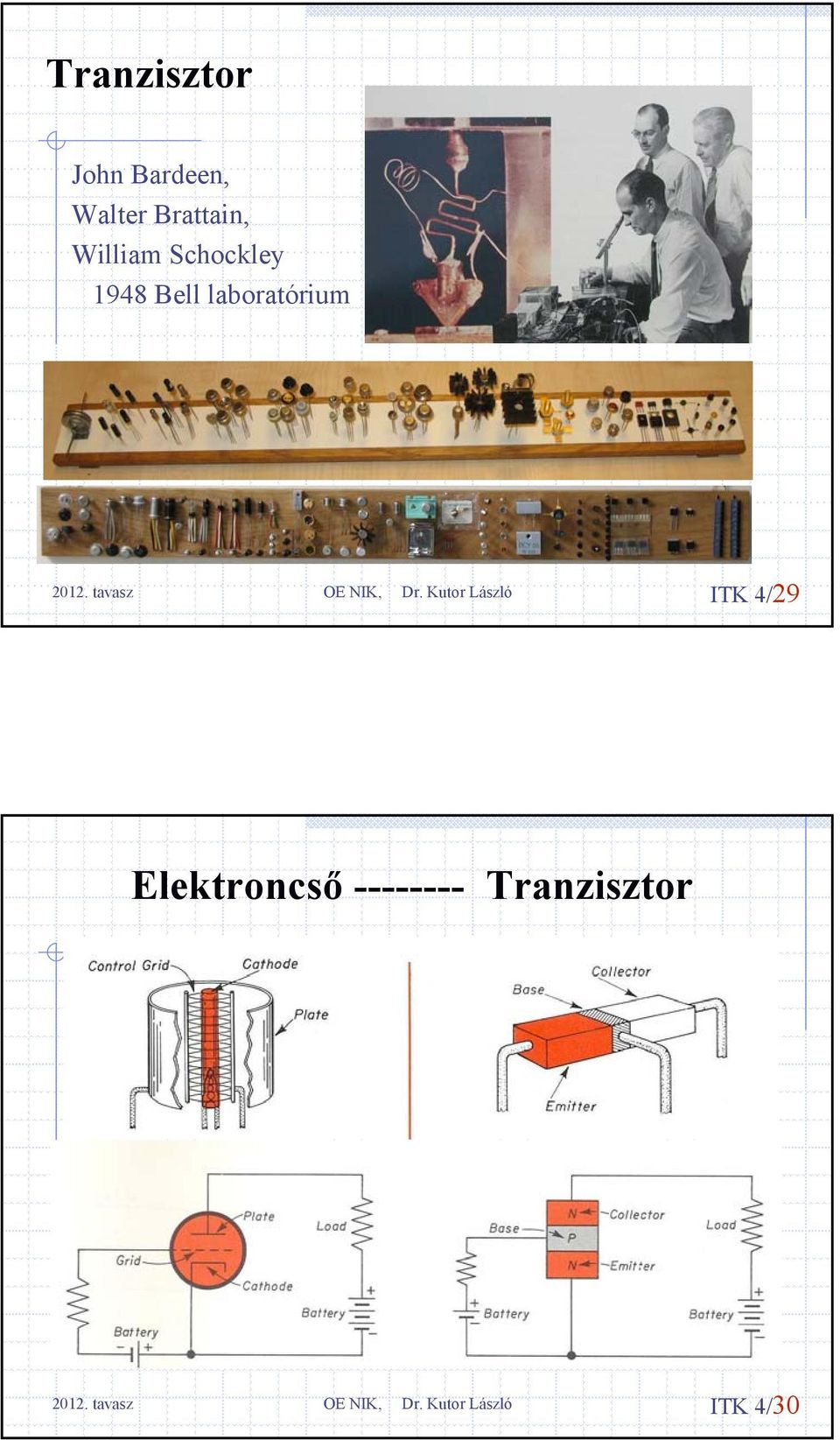 Az áramkörök aktív elemei, az áramkörgyártás főbb technológiái - PDF  Ingyenes letöltés
