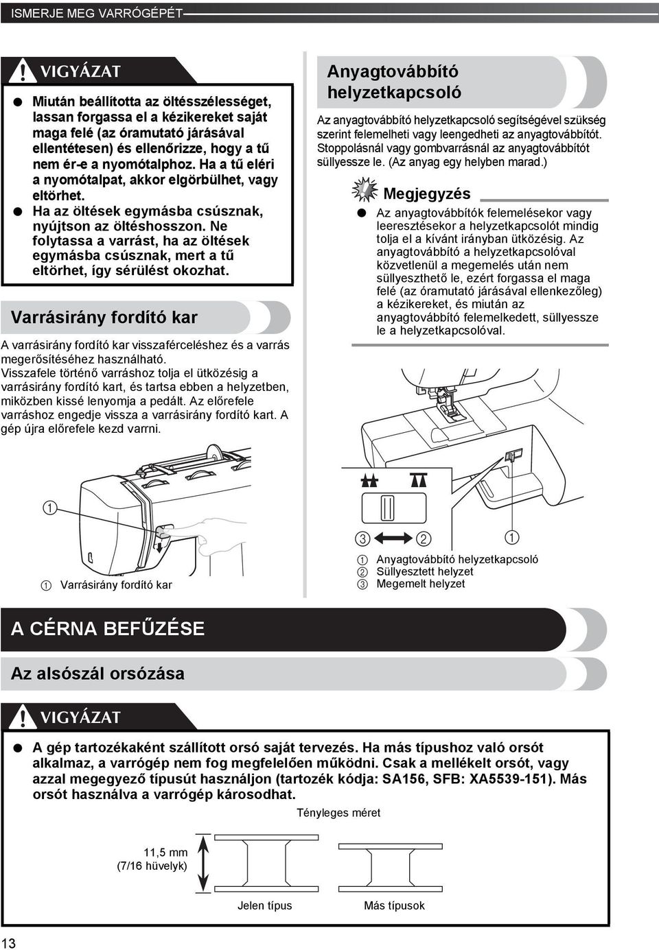 Használati utasítás. Varrógép. Product Code (Termékkód): 885-X36/X38 - PDF  Ingyenes letöltés