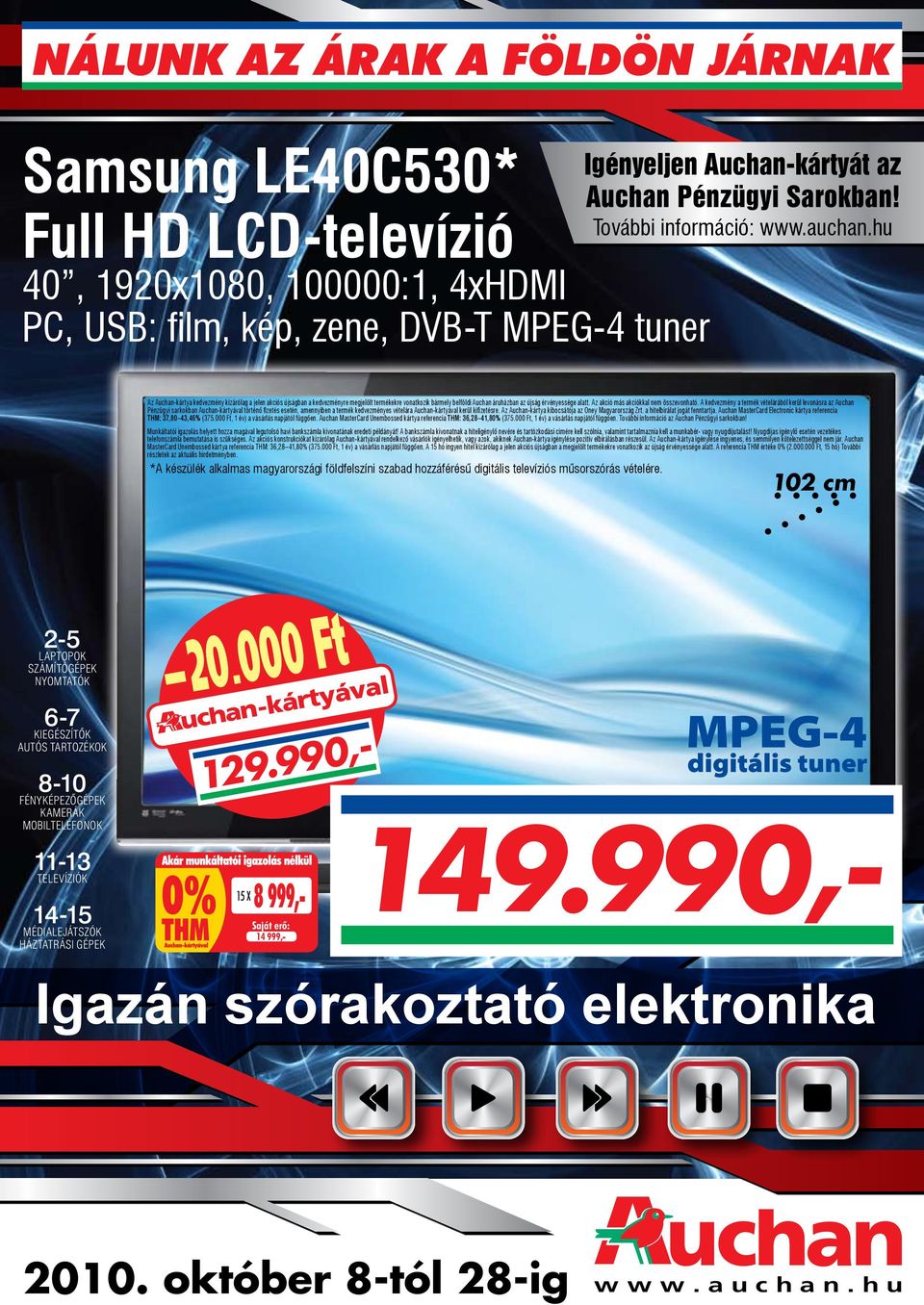 Ft. Samsung LE40C530* Full HD LCD-televízió. Igazán szórakoztató  elektronika október 8-tól 28-ig - PDF Ingyenes letöltés