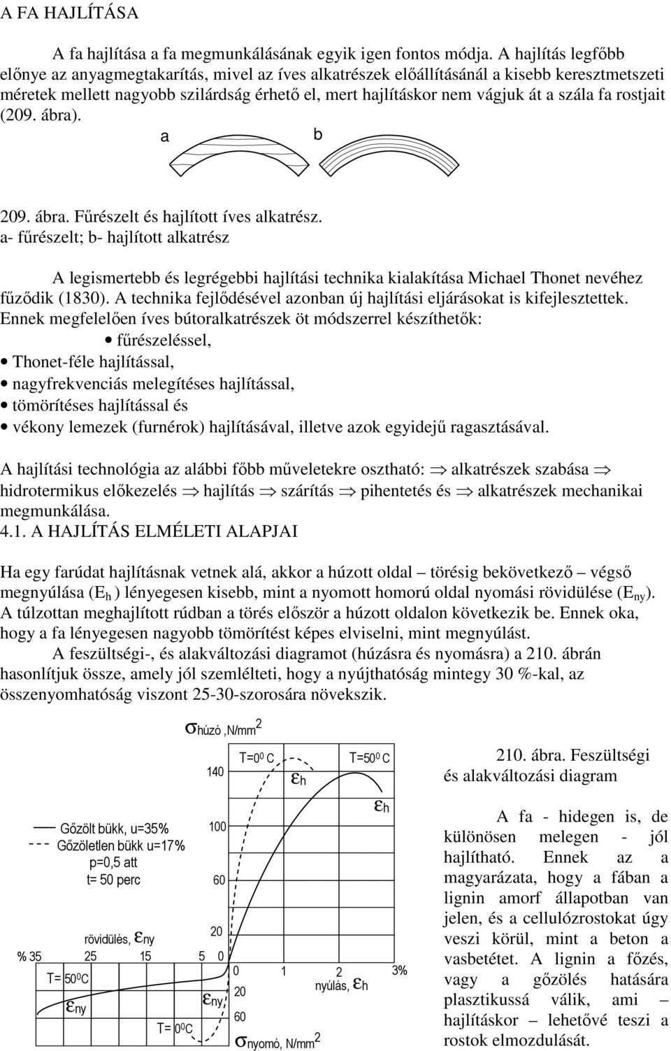 σhúzó,n/mm 2 εny A FA HAJLÍTÁSA - PDF Ingyenes letöltés