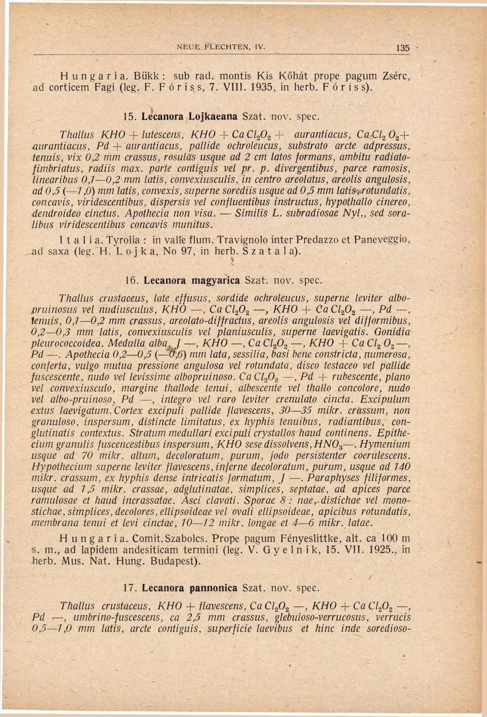 formáns, ambitu radiatofimbriatus, radiis max. pa