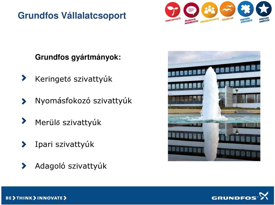 Nyomásfokozó szivattyúk Merülő