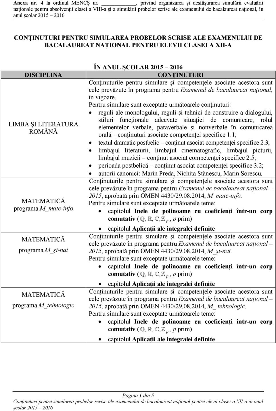 reguli ale monologului, reguli și tehnici de construire a dialogului, stiluri funcționale adecvate situației de comunicare, rolul elementelor verbale, paraverbale și nonverbale în comunicarea orală