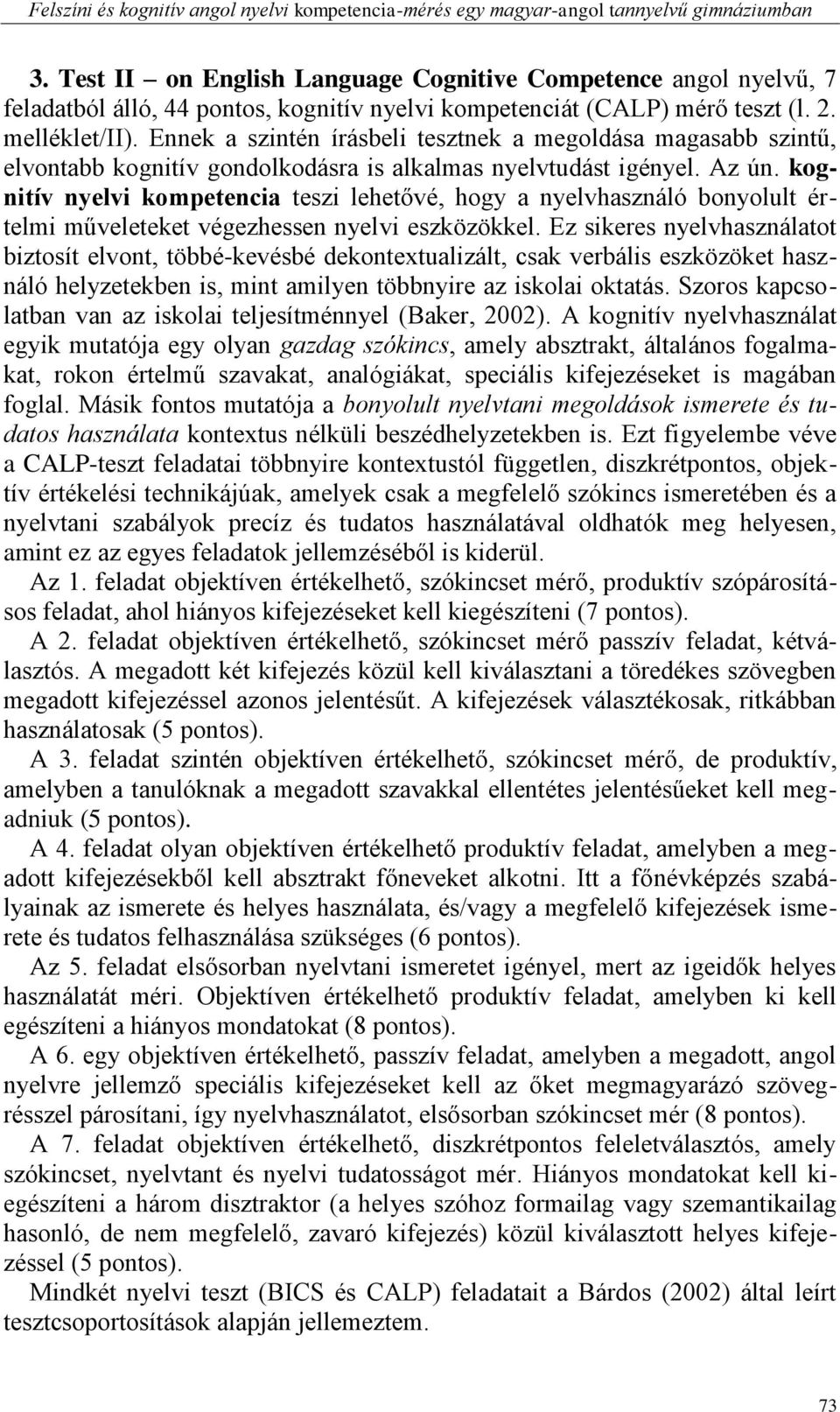 Felszíni és kognitív angol nyelvi kompetencia-mérés a Balatonalmádi  Magyar-Angol Tannyelvű Gimnáziumban - PDF Free Download