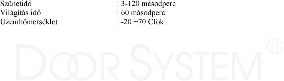 3-120 másodperc : 60