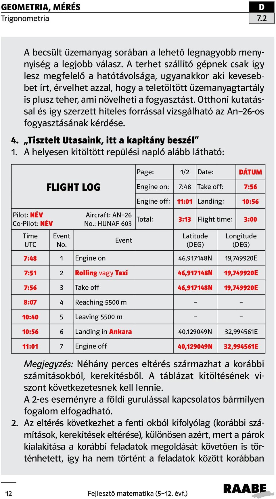 Otthoni kutatással és így szerzett hiteles forrással vizsgálható az An 26-os fogyasztásának kérdése. 4. Tisztelt Utasaink, itt a kapitány beszél 1.