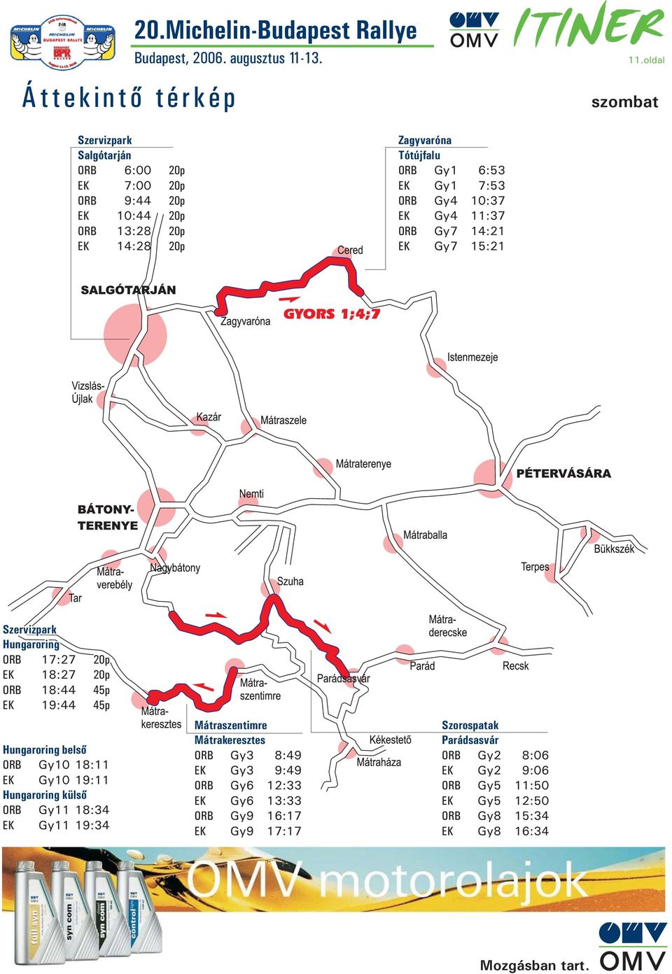 10:37 11: 37 Gy7 Gy7 14:21 15: 21 GYORS 1;4;7 Szervizpark ungaroring 17 : 27 18 : 27 18 :44 1 9 :44 45p 45p ungaroring
