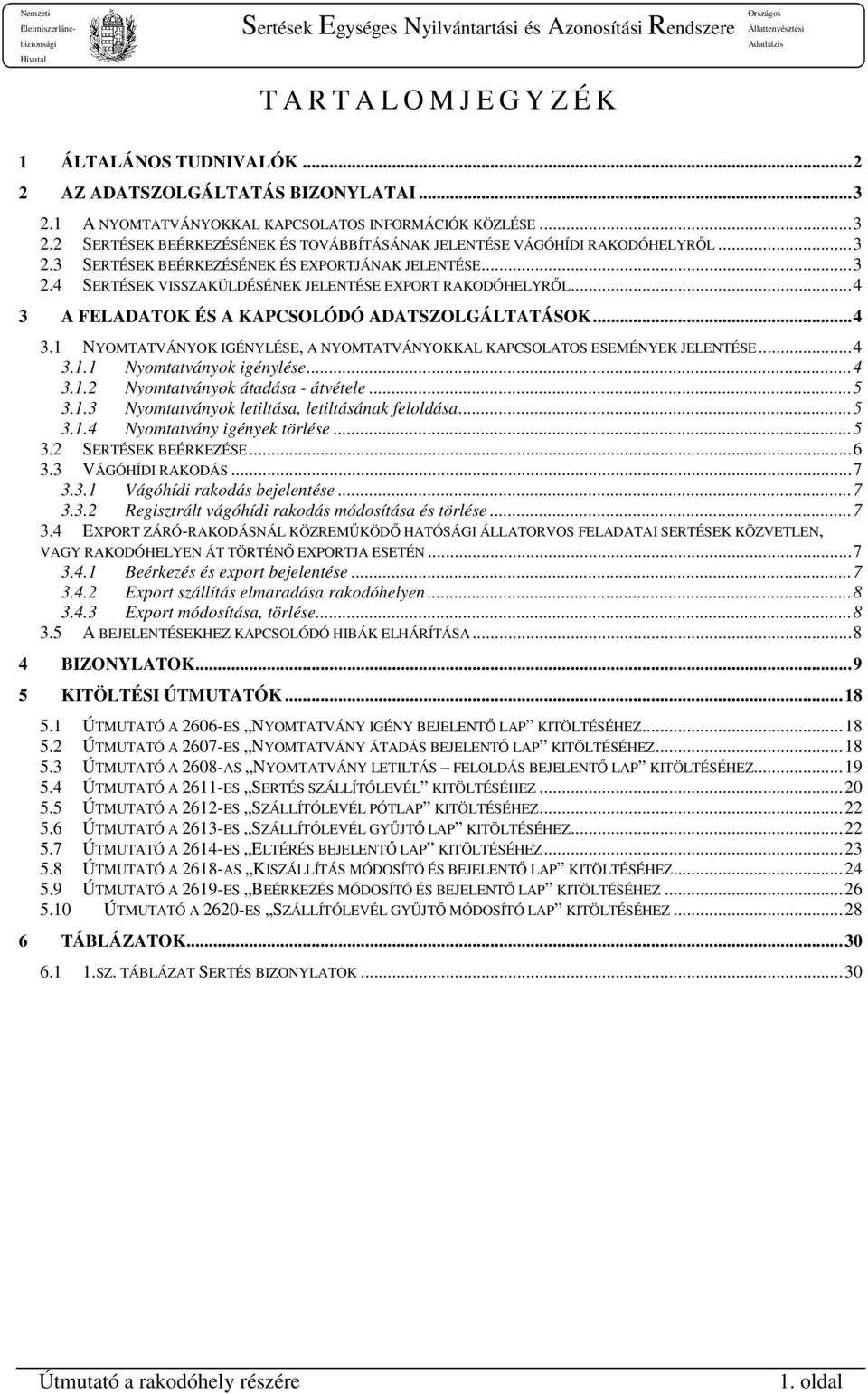 a sertés ENAR bizonylatainak használatához - PDF Free Download