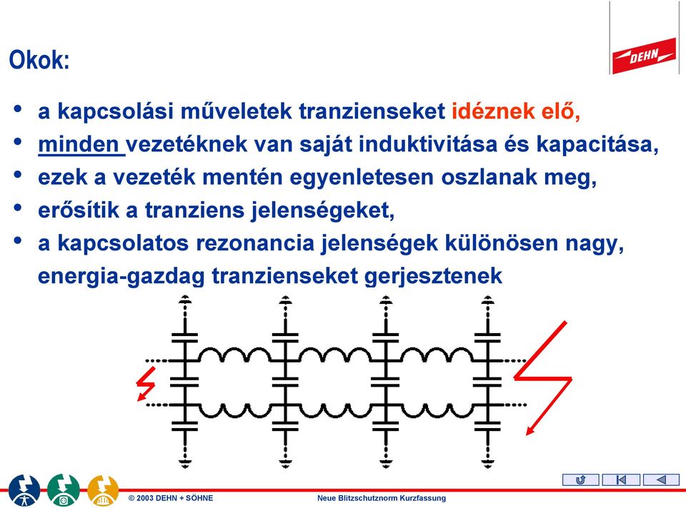 egyenletesen oszlanak meg, erősítik a tranziens jelenségeket, a