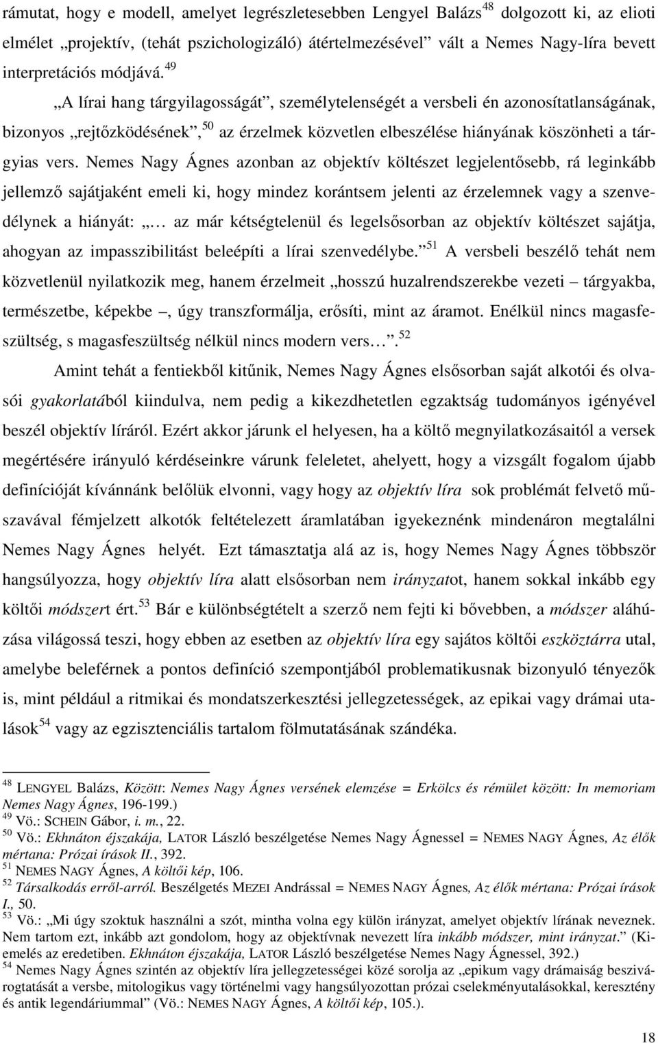 Az önreflexió mintázatai Nemes Nagy Ágnes költészetében - PDF Free Download