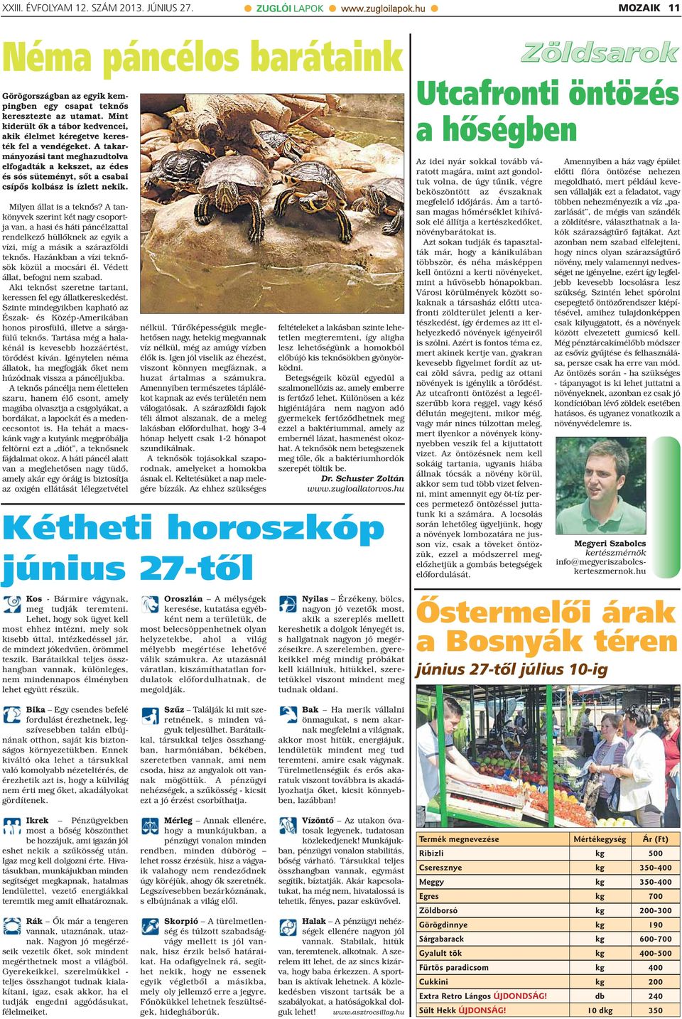 A takarmányozási tant meghazudtolva elfogadták a kekszet, az édes és sós süteményt, sőt a csabai csípős kolbász is ízlett nekik. Milyen állat is a teknős?