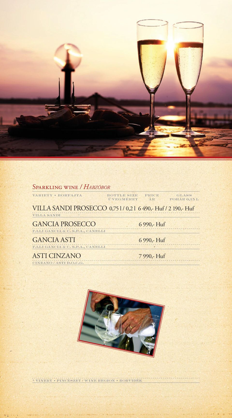 LLI GANCIA & C. S.P.A., CANELLI GANCIA ASTI F.LLI GANCIA & C. S.P.A., CANELLI ASTI CINZANO CINZANO / ASTI D.