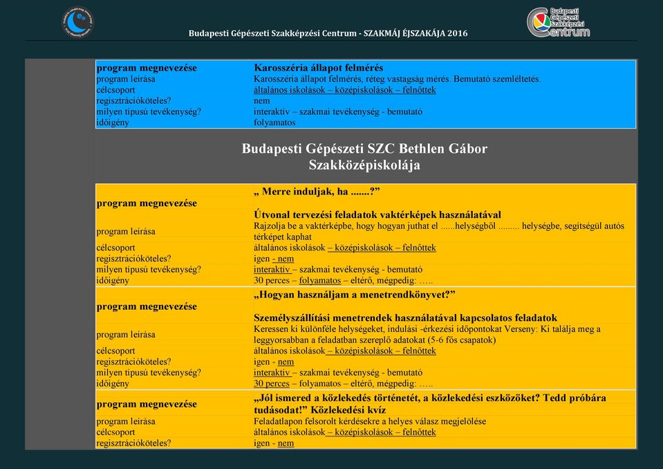 .. helységbe, segítségül autós térképet kaphat igen - Hogyan használjam a menetrendkönyvet?