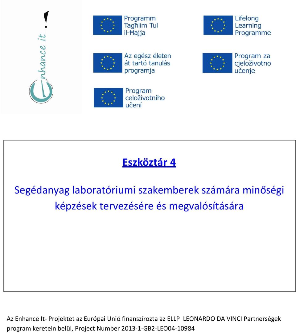 Projektet az Európai Unió finanszírozta az ELLP LEONARDO DA