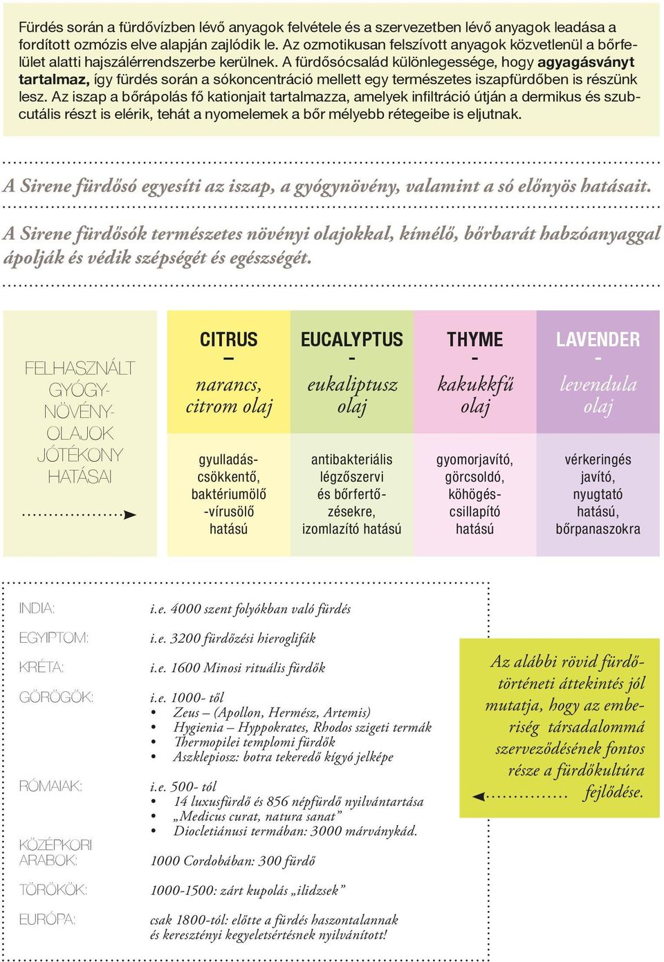 A fürdősócsalád különlegessége, hogy agyagásványt tartalmaz, így fürdés során a sókoncentráció mellett egy természetes iszapfürdőben is részünk lesz.