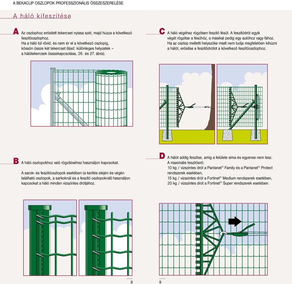 Pantanet Fortinet. Pantanet Family. Szerelési útmutató Használati  utasítás????????? (100 fm kerítésre számolva) háló tekercs - PDF Ingyenes  letöltés