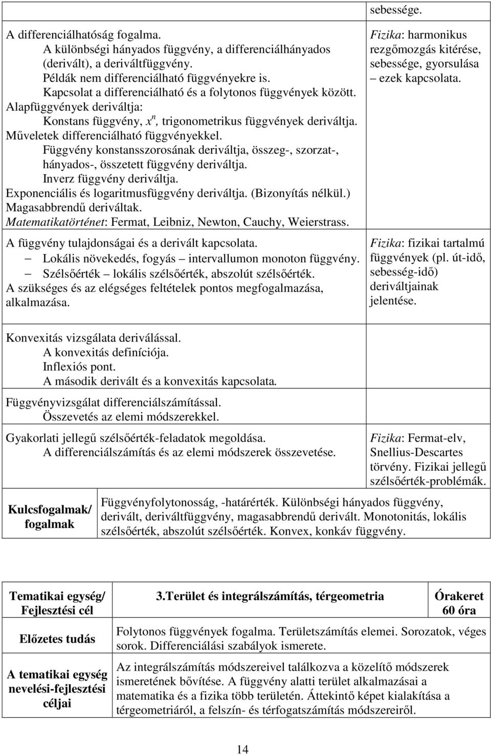 Függvény konstansszorosának deriváltja, összeg-, szorzat-, hányados-, összetett függvény deriváltja. Inverz függvény deriváltja. Exponenciális és logaritmusfüggvény deriváltja. (Bizonyítás nélkül.