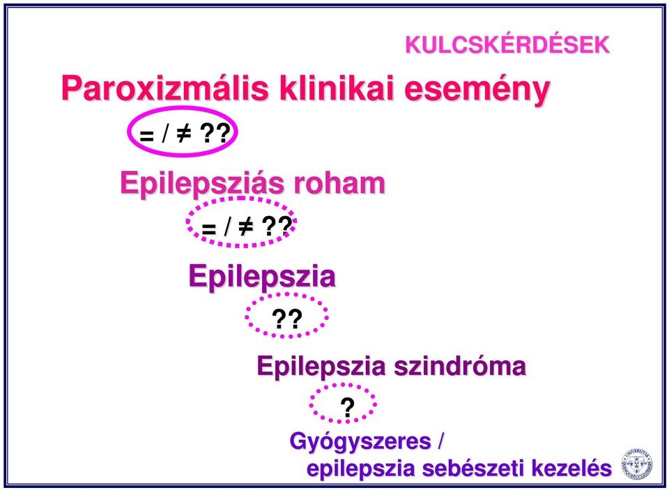 ? Epilepszia szindróma?