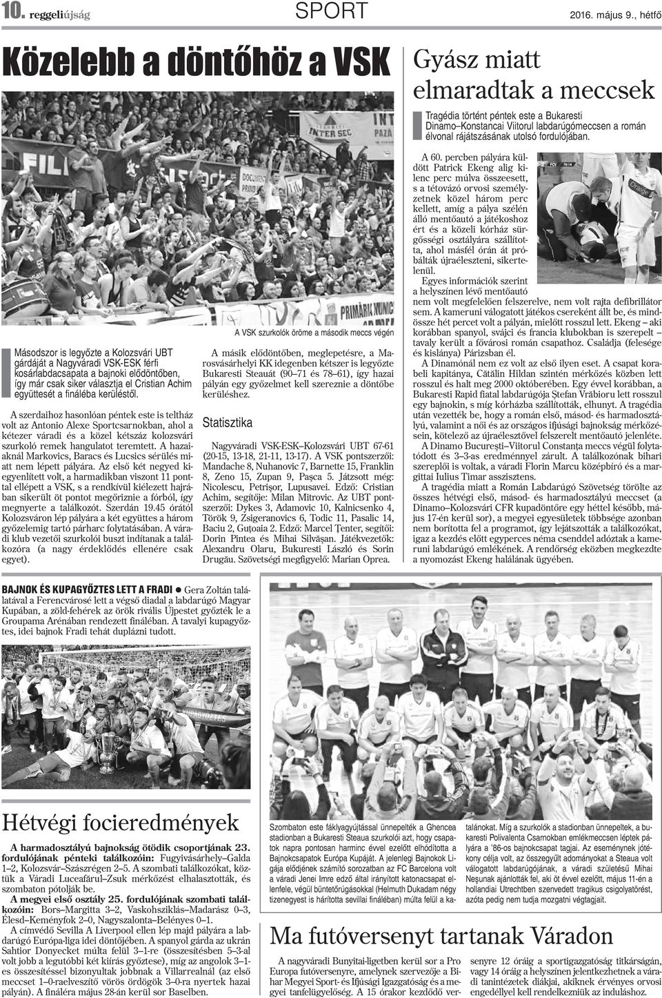fordulójában.