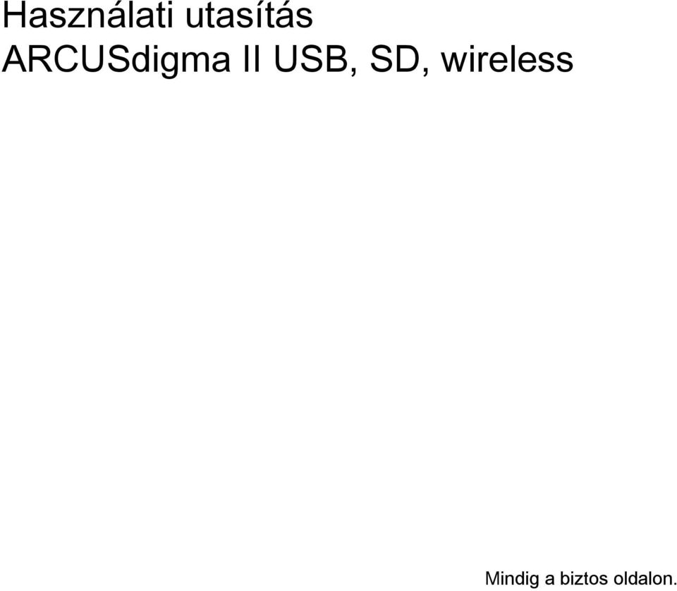 ARCUSdigma II USB,