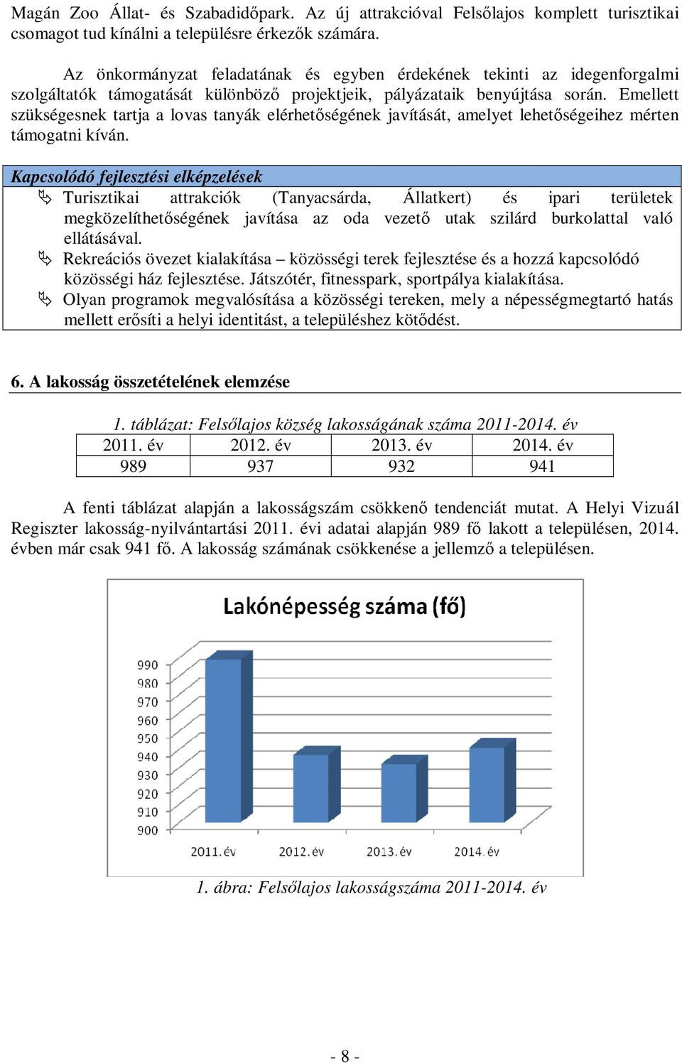 Emellett szükségesnek tartja a lovas tanyák elérhetőségének javítását, amelyet lehetőségeihez mérten támogatni kíván.