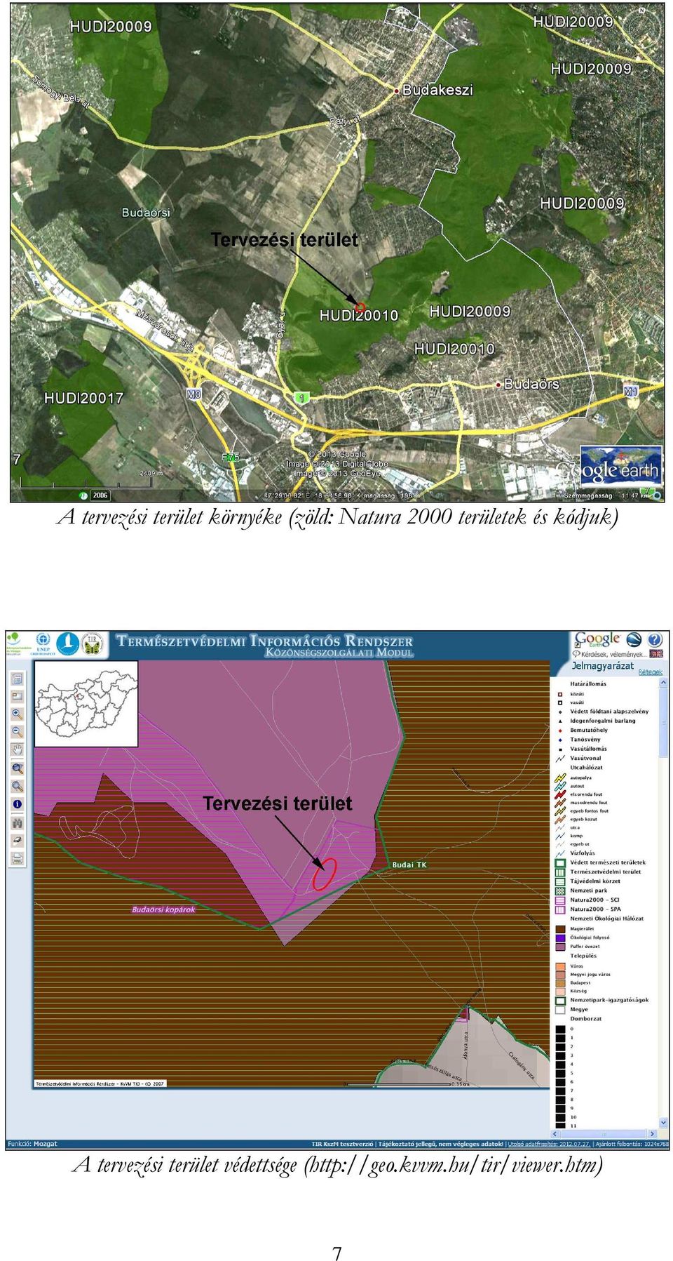 kódjuk) A tervezési terület