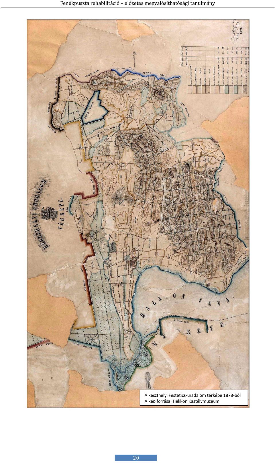 térképe 1878-ból A