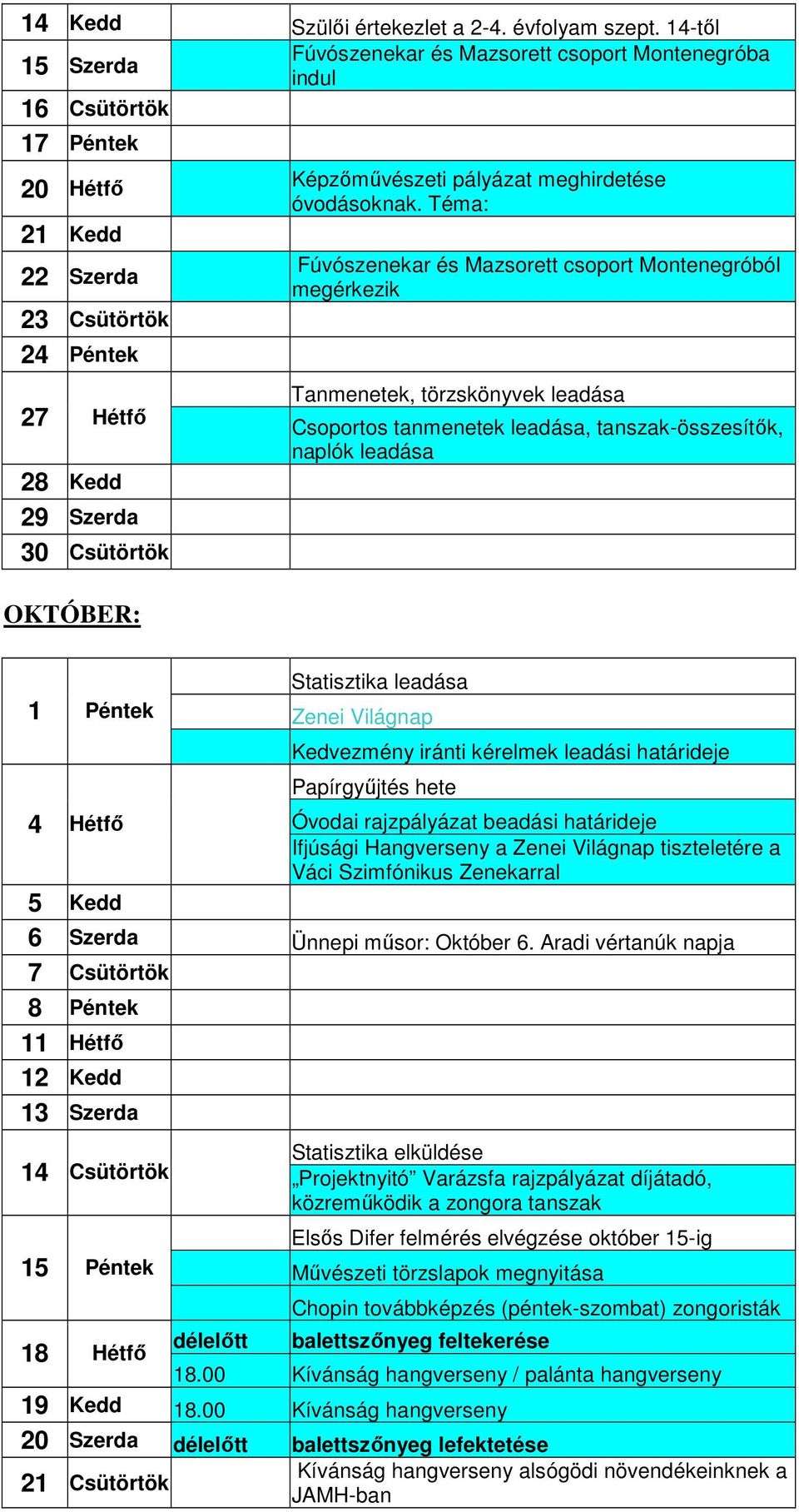 Képzımővészeti pályázat meghirdetése óvodásoknak.