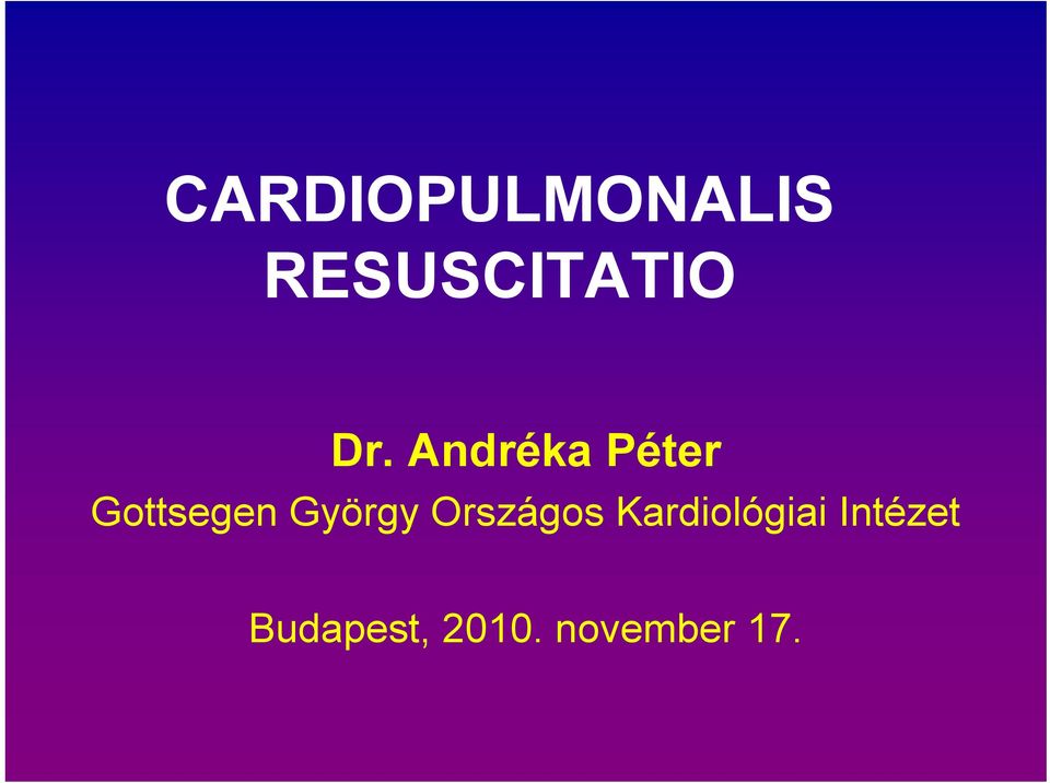 György Országos Kardiológiai