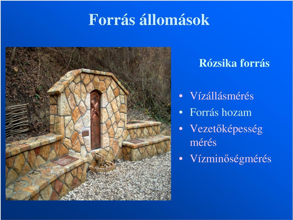 Vízállásmérés Forrás