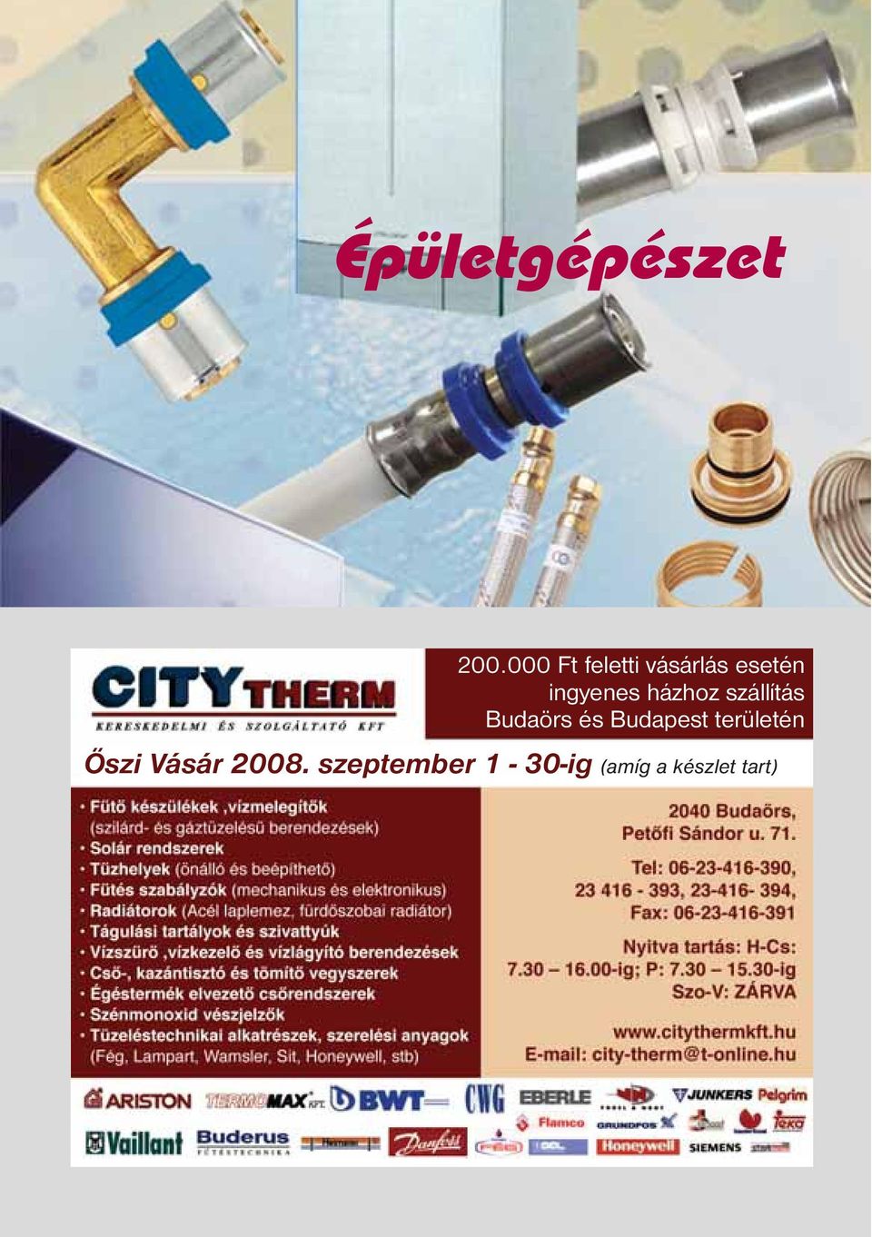 házhoz szállítás Budaörs és Budapest