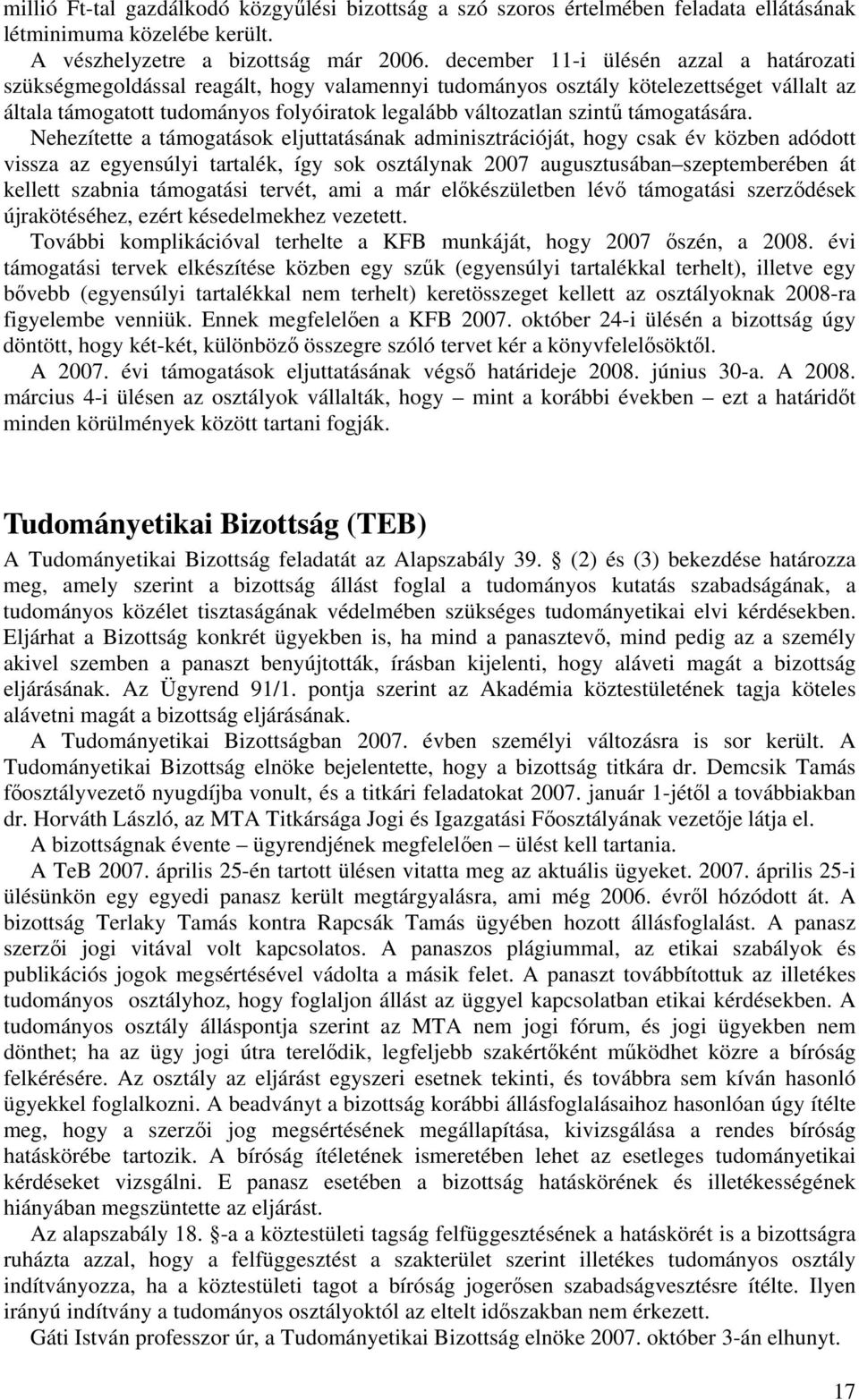 támogatására.