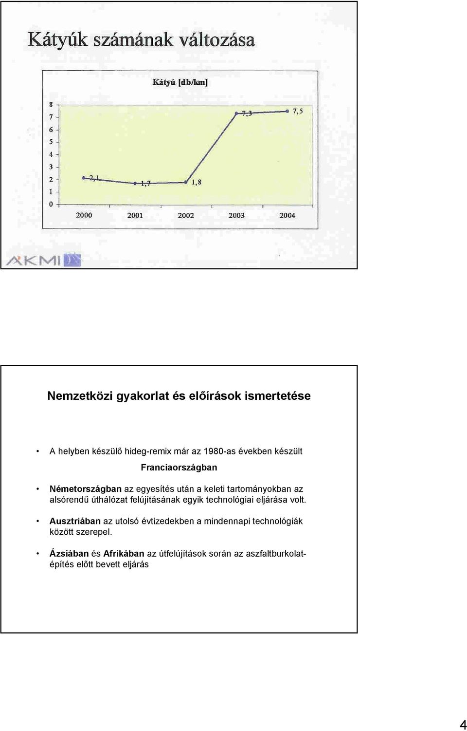 felújításának egyik technológiai eljárása volt.