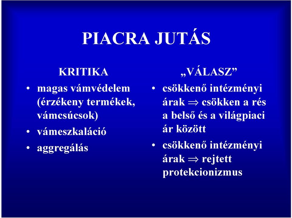 csökkenő intézményi árak csökken a rés a belső és a