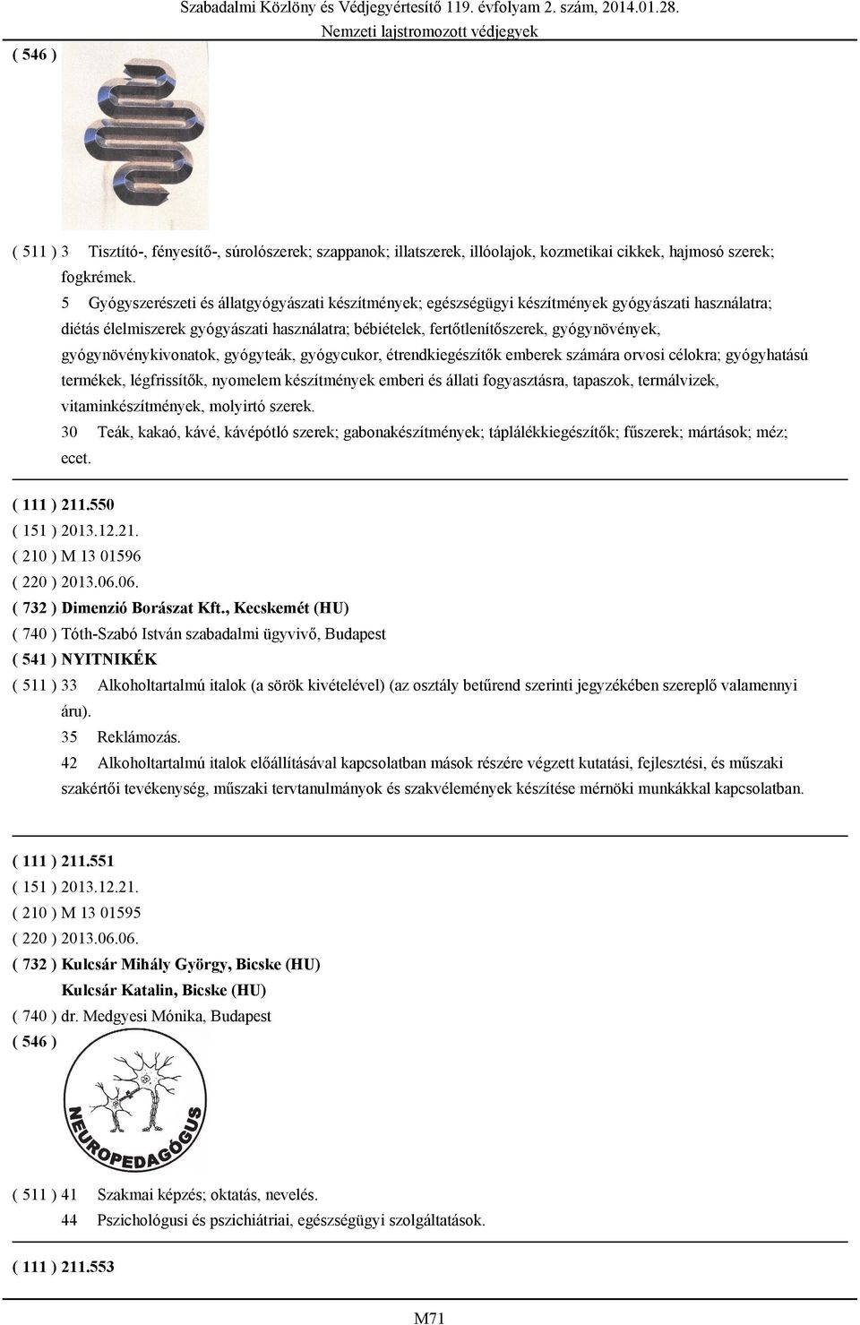 gyógynövénykivonatok, gyógyteák, gyógycukor, étrendkiegészítők emberek számára orvosi célokra; gyógyhatású termékek, légfrissítők, nyomelem készítmények emberi és állati fogyasztásra, tapaszok,