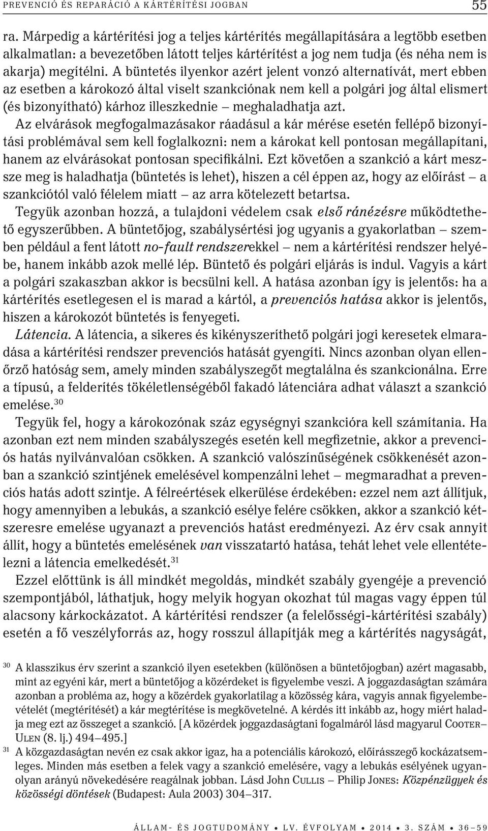 A büntetés ilyenkor azért jelent vonzó alternatívát, mert ebben az esetben a károkozó által viselt szankciónak nem kell a polgári jog által elismert (és bizonyítható) kárhoz illeszkednie