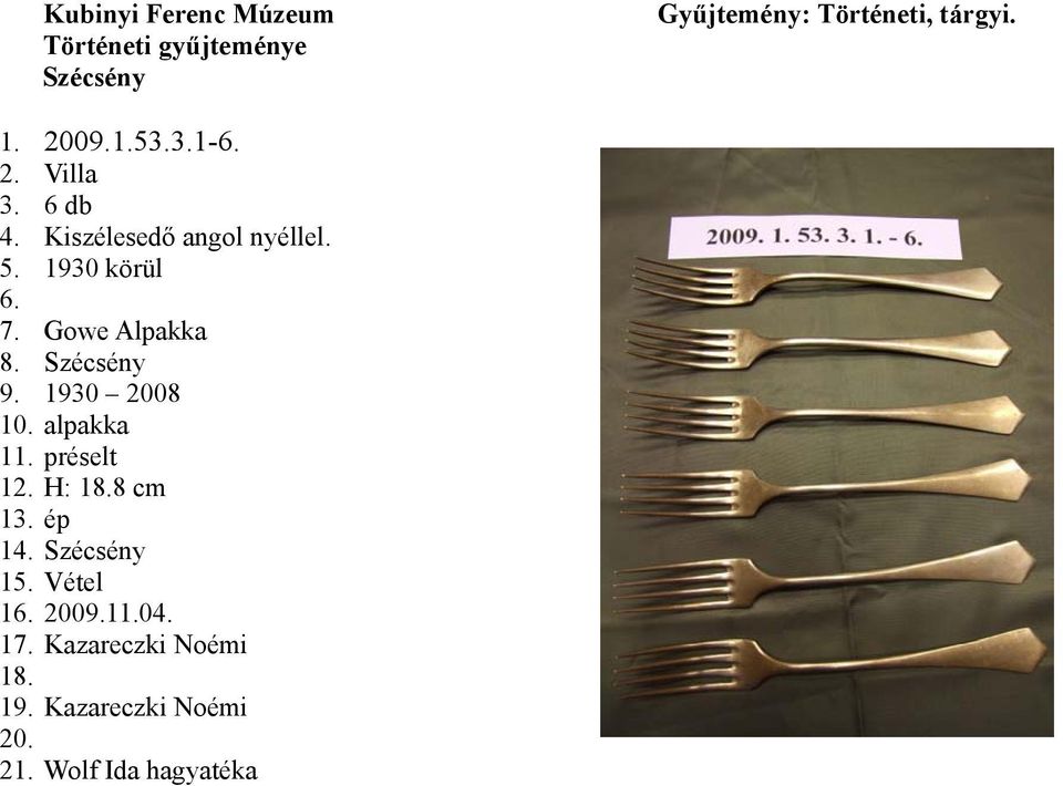 1930 körül Gowe Alpakka 9.