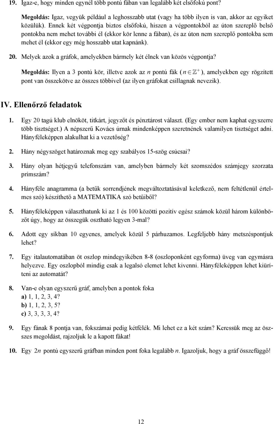 23. Kombinatorika, gráfok - PDF Ingyenes letöltés