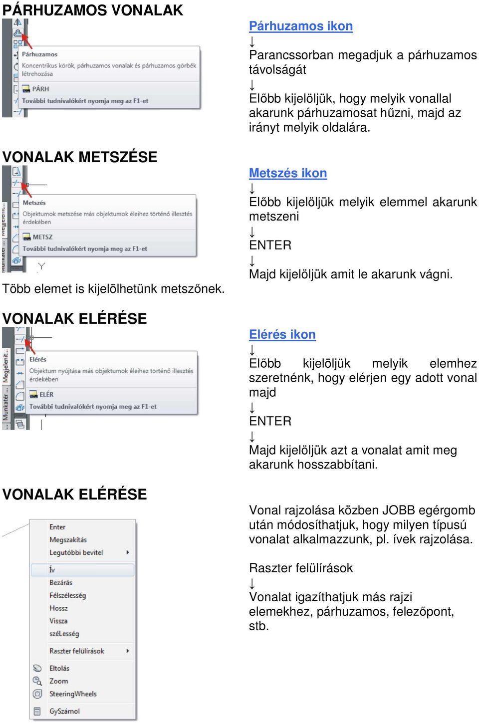 AutoCad RAJZFELÜLET BEÁLLÍTÁSAI - PDF Ingyenes letöltés