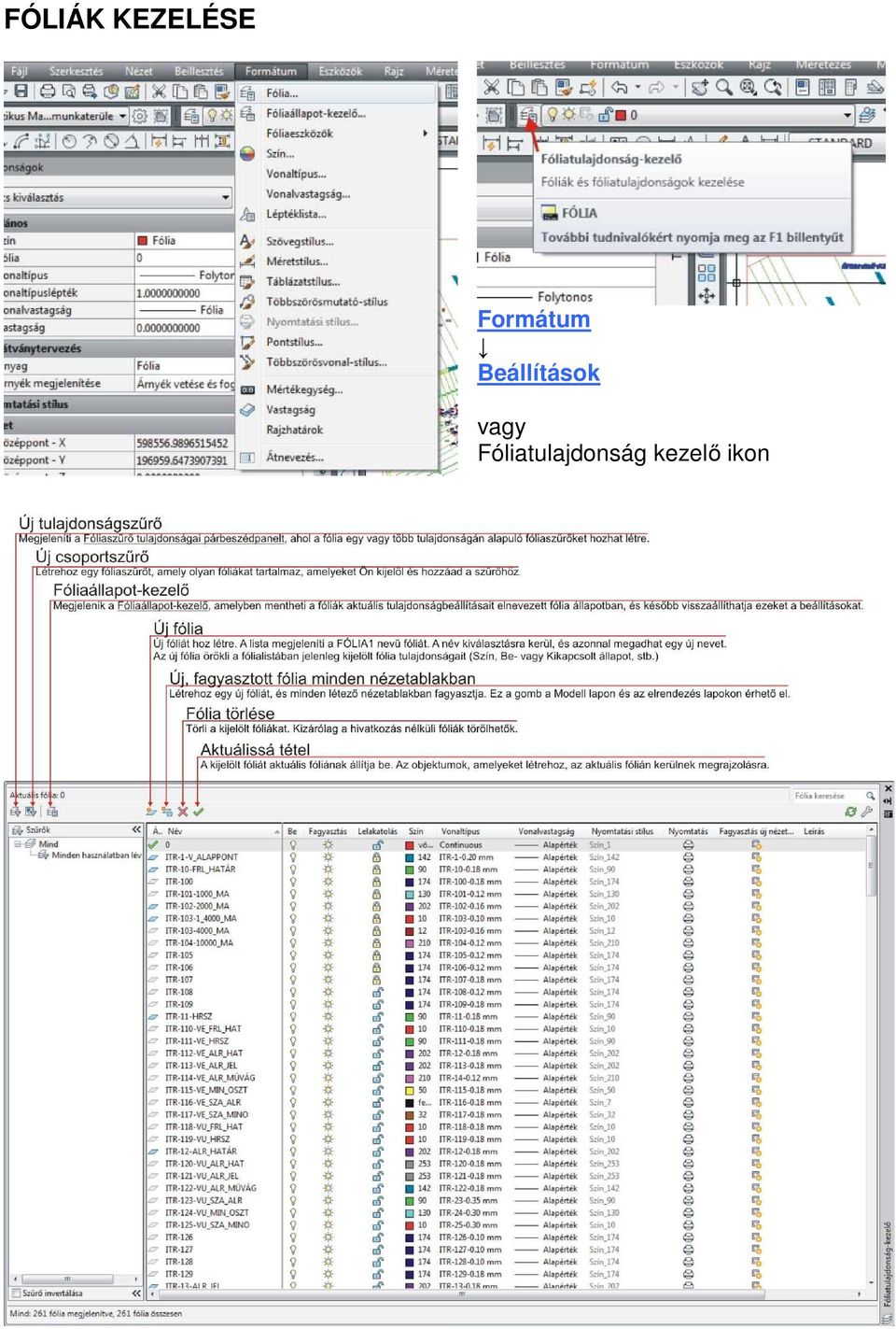 AutoCad RAJZFELÜLET BEÁLLÍTÁSAI - PDF Ingyenes letöltés