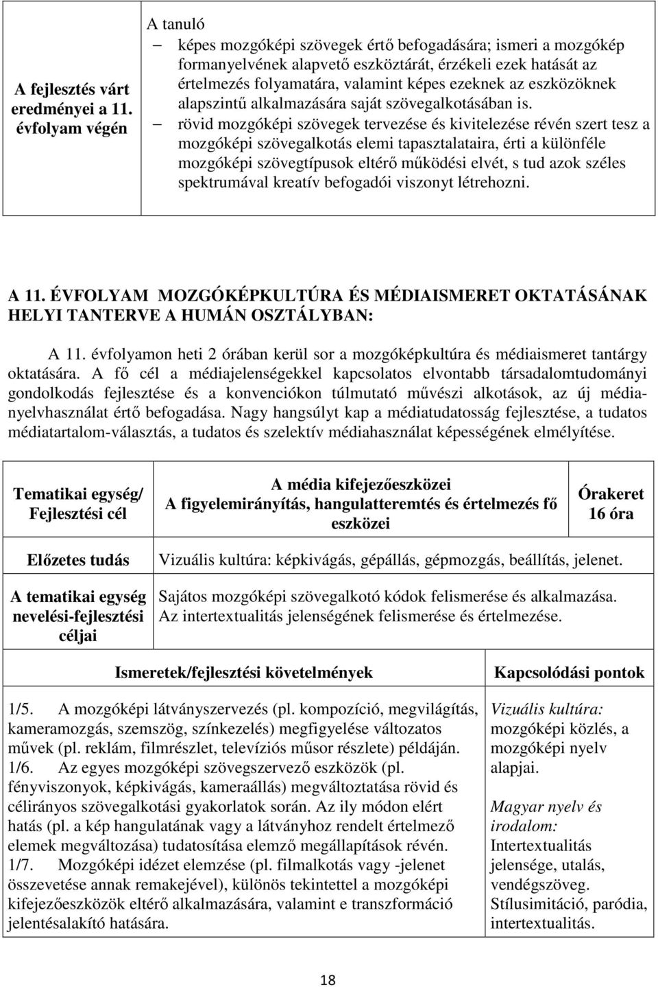 eszközöknek alapszintű alkalmazására saját szövegalkotásában is.