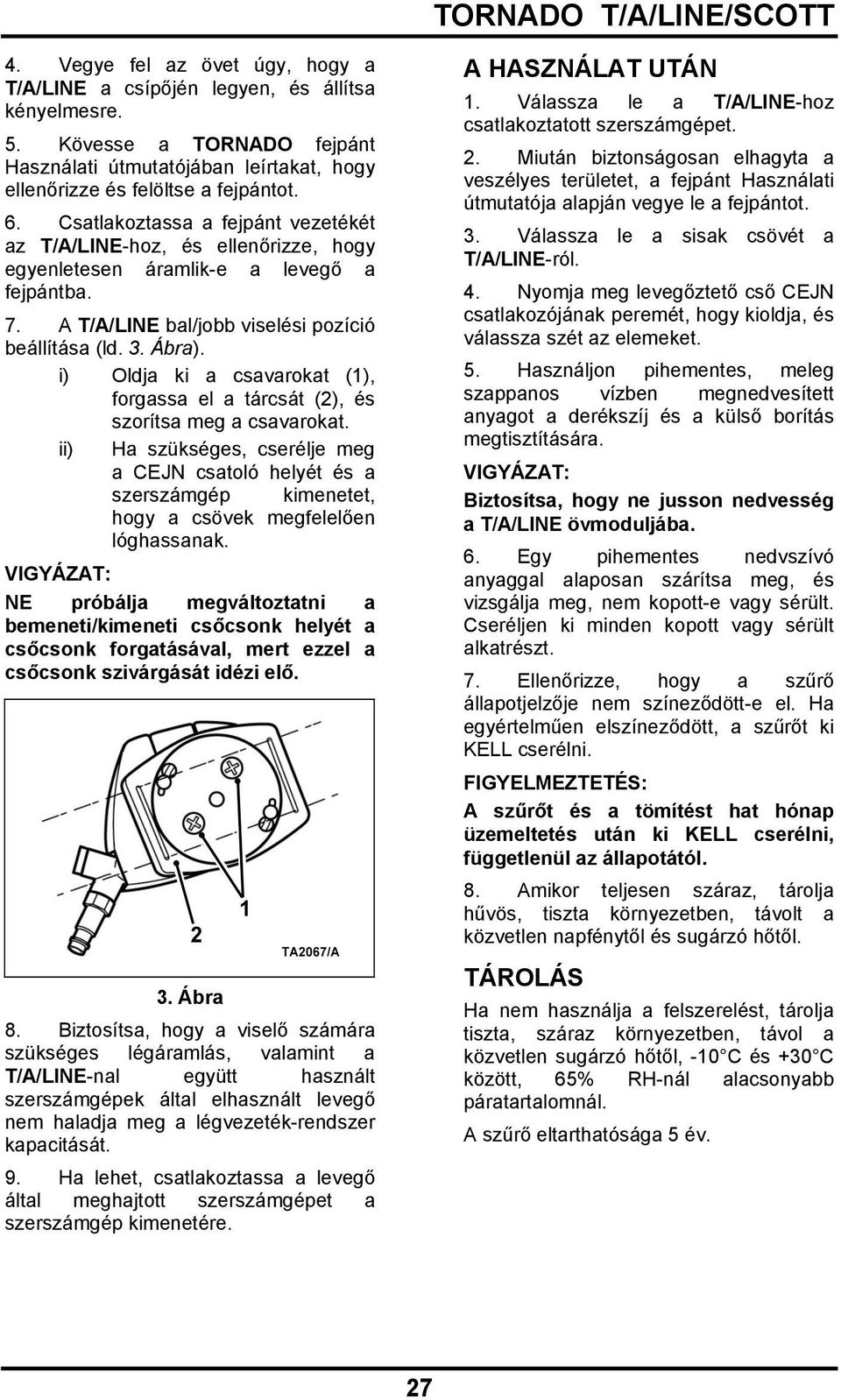 Mûködtetési és karbantartási utasítások - PDF Ingyenes letöltés