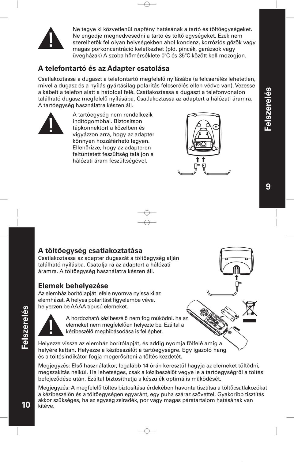 Felhasználói kézikönyv DIGITÁLIS VEZETÉK NÉLKÜLI TELEFONKÉSZÜLÉK - PDF Free  Download